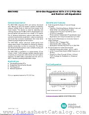 MAX14982 datasheet pdf MAXIM - Dallas Semiconductor