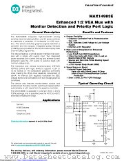 MAX14983EETJ+TCHJ datasheet pdf MAXIM - Dallas Semiconductor