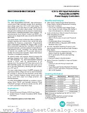 MAX15004BAUE/V+T datasheet pdf MAXIM - Dallas Semiconductor