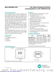 MAX15006CATT+T datasheet pdf MAXIM - Dallas Semiconductor