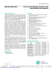 MAX15016 datasheet pdf MAXIM - Dallas Semiconductor