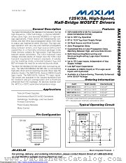MAX15018 datasheet pdf MAXIM - Dallas Semiconductor