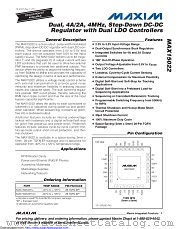 MAX15022 datasheet pdf MAXIM - Dallas Semiconductor
