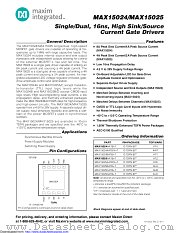 MAX15025AATB+T datasheet pdf MAXIM - Dallas Semiconductor