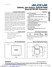 MAX15032 datasheet pdf MAXIM - Dallas Semiconductor