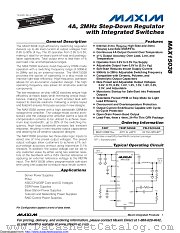 MAX15038ETG+T datasheet pdf MAXIM - Dallas Semiconductor