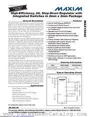 MAX15040EWE+T datasheet pdf MAXIM - Dallas Semiconductor
