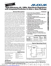MAX15051 datasheet pdf MAXIM - Dallas Semiconductor