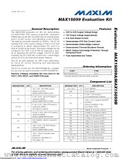 MAX15059EVKIT datasheet pdf MAXIM - Dallas Semiconductor