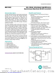 MAX15062 datasheet pdf MAXIM - Dallas Semiconductor