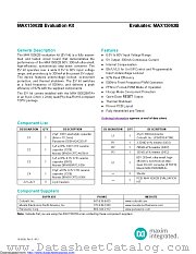 MAX15062BEVKIT datasheet pdf MAXIM - Dallas Semiconductor