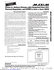 MAX1508ETA+T datasheet pdf MAXIM - Dallas Semiconductor