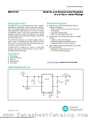MAX15102EWL+ datasheet pdf MAXIM - Dallas Semiconductor