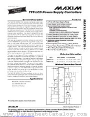 MAX1513AETP+ datasheet pdf MAXIM - Dallas Semiconductor