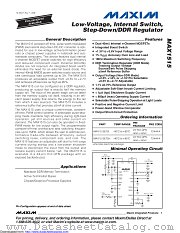 MAX1515ETG+ datasheet pdf MAXIM - Dallas Semiconductor