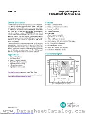 MAX153CAP+T datasheet pdf MAXIM - Dallas Semiconductor