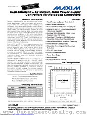 MAX1533ETJ+T datasheet pdf MAXIM - Dallas Semiconductor