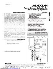 MAX1538 datasheet pdf MAXIM - Dallas Semiconductor