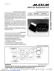 MAX155EVKIT-DIP datasheet pdf MAXIM - Dallas Semiconductor