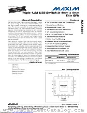 MAX1564ETE+T datasheet pdf MAXIM - Dallas Semiconductor