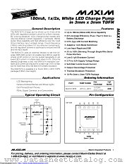 MAX1574ETB+T datasheet pdf MAXIM - Dallas Semiconductor