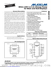 MAX1575ETE+T datasheet pdf MAXIM - Dallas Semiconductor