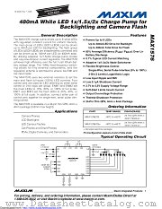 MAX1576ETG+T datasheet pdf MAXIM - Dallas Semiconductor