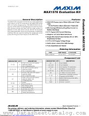 MAX1576EVKIT datasheet pdf MAXIM - Dallas Semiconductor