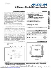 MAX1585ETJ+ datasheet pdf MAXIM - Dallas Semiconductor