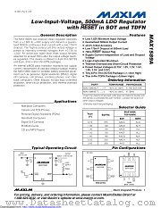MAX1589AEZT250+T datasheet pdf MAXIM - Dallas Semiconductor