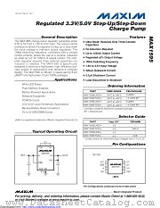 MAX1595ETC50-T datasheet pdf MAXIM - Dallas Semiconductor