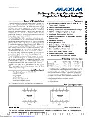 MAX16024PTBT18+T datasheet pdf MAXIM - Dallas Semiconductor