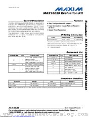 MAX16029EVKIT datasheet pdf MAXIM - Dallas Semiconductor