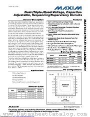 MAX16042TP+ datasheet pdf MAXIM - Dallas Semiconductor