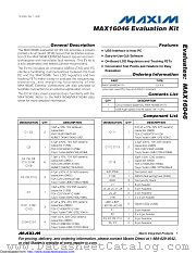 MAX16046EVKIT datasheet pdf MAXIM - Dallas Semiconductor