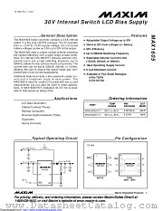 MAX1605EUT#TG16 datasheet pdf MAXIM - Dallas Semiconductor