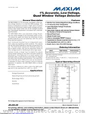 MAX16063 datasheet pdf MAXIM - Dallas Semiconductor