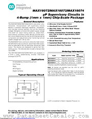 MAX16074RS18D2+T datasheet pdf MAXIM - Dallas Semiconductor