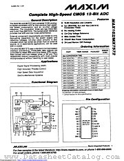 MX7572AQ12 datasheet pdf MAXIM - Dallas Semiconductor