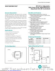 MAX1627ESA-T datasheet pdf MAXIM - Dallas Semiconductor