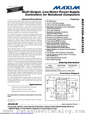 MAX1632AEAI+ datasheet pdf MAXIM - Dallas Semiconductor