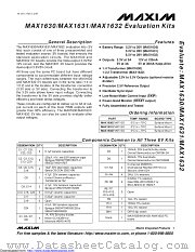 MAX1631EVKIT-SO datasheet pdf MAXIM - Dallas Semiconductor