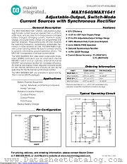 MAX1641EEE+ datasheet pdf MAXIM - Dallas Semiconductor