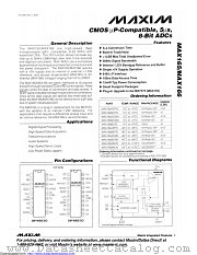 MAX166CCPP+ datasheet pdf MAXIM - Dallas Semiconductor