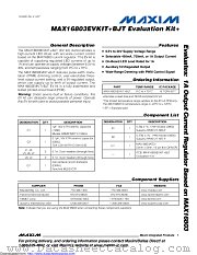 MAX16803EVKIT+BJT datasheet pdf MAXIM - Dallas Semiconductor