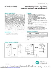 MAX16805ATP+T datasheet pdf MAXIM - Dallas Semiconductor