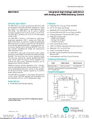 MAX16812 datasheet pdf MAXIM - Dallas Semiconductor