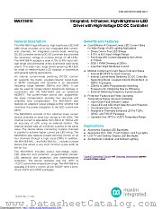 MAX16814ATP/V+TCGF datasheet pdf MAXIM - Dallas Semiconductor