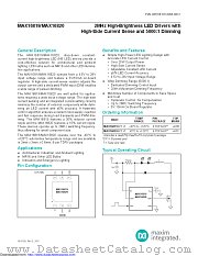 MAX16820ATT+T datasheet pdf MAXIM - Dallas Semiconductor