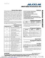 MAX16823EVKIT datasheet pdf MAXIM - Dallas Semiconductor